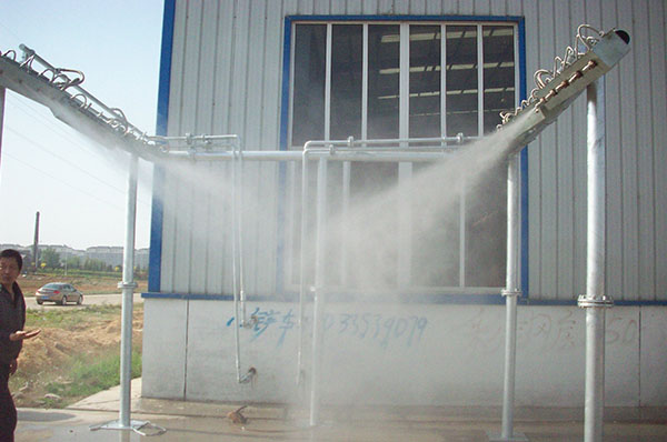 水霧墻噴灑性能參數(shù)試驗